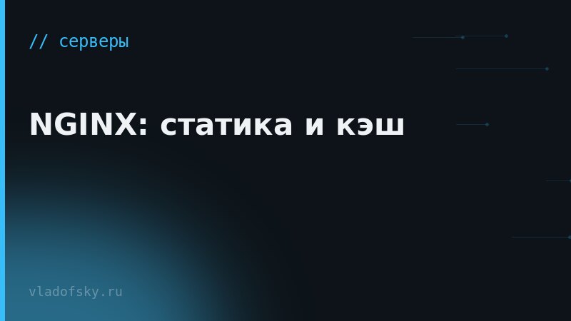 NGINX: статика и кэш